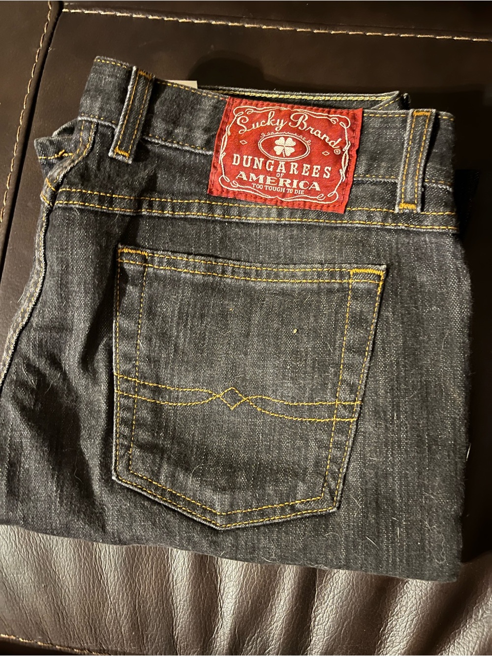 Lucky Brand Dungarees Women’s 10/30 Mid Rise Flare Jeans Dark Wash